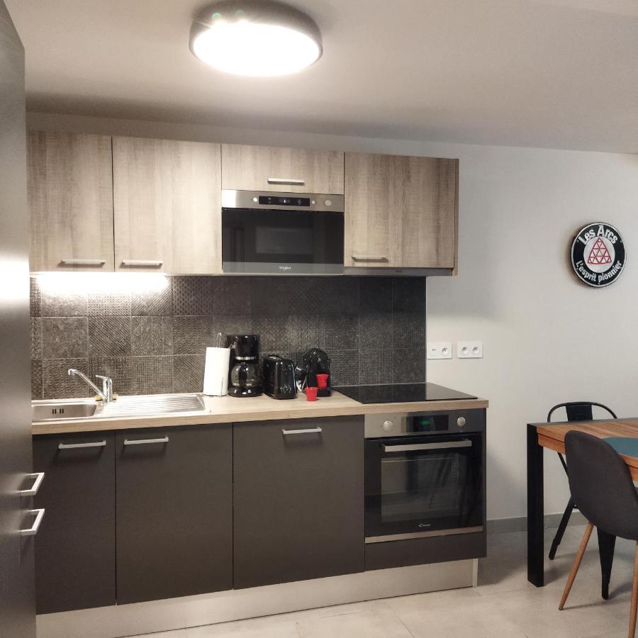 Arc 1800 Appartement 6-8 Pers,5 Cristaux, Avec Garage Les Arcs  ภายนอก รูปภาพ
